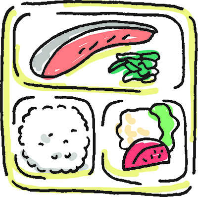 【一食でのバランス確認にはランチ皿が便利！】